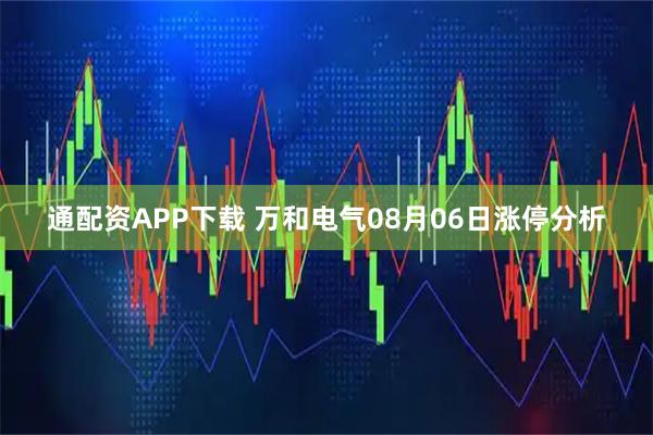 通配资APP下载 万和电气08月06日涨停分析